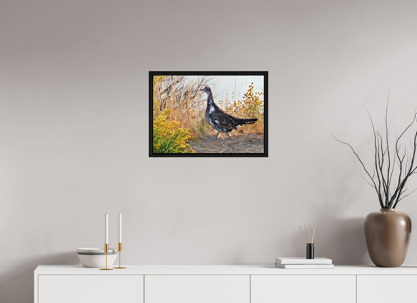 Grounded Grace – Fine Art Print of a Wild Grouse