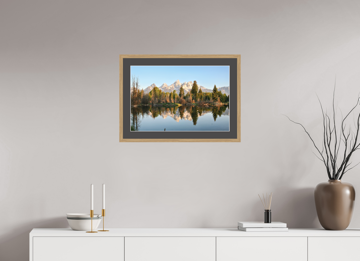 Where the Tetons Wait Nature Photography Print