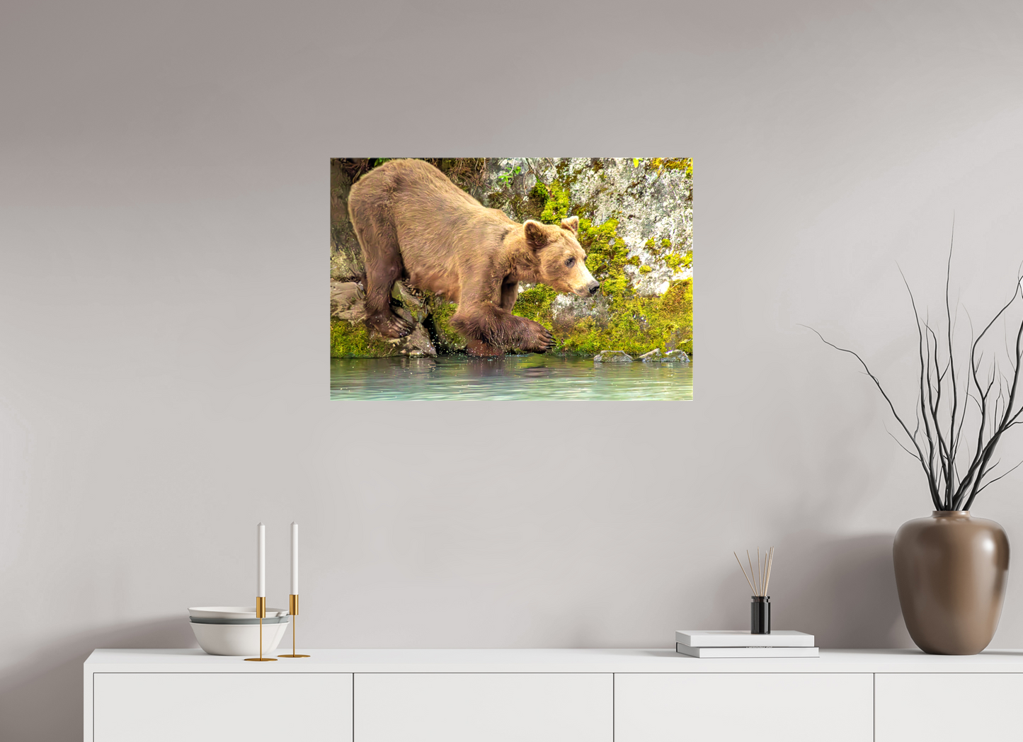 Testing the Waters Nature Photography Print