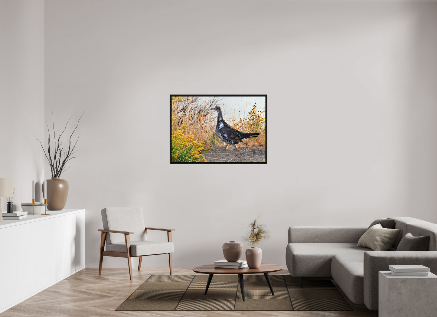 Grounded Grace – Fine Art Print of a Wild Grouse