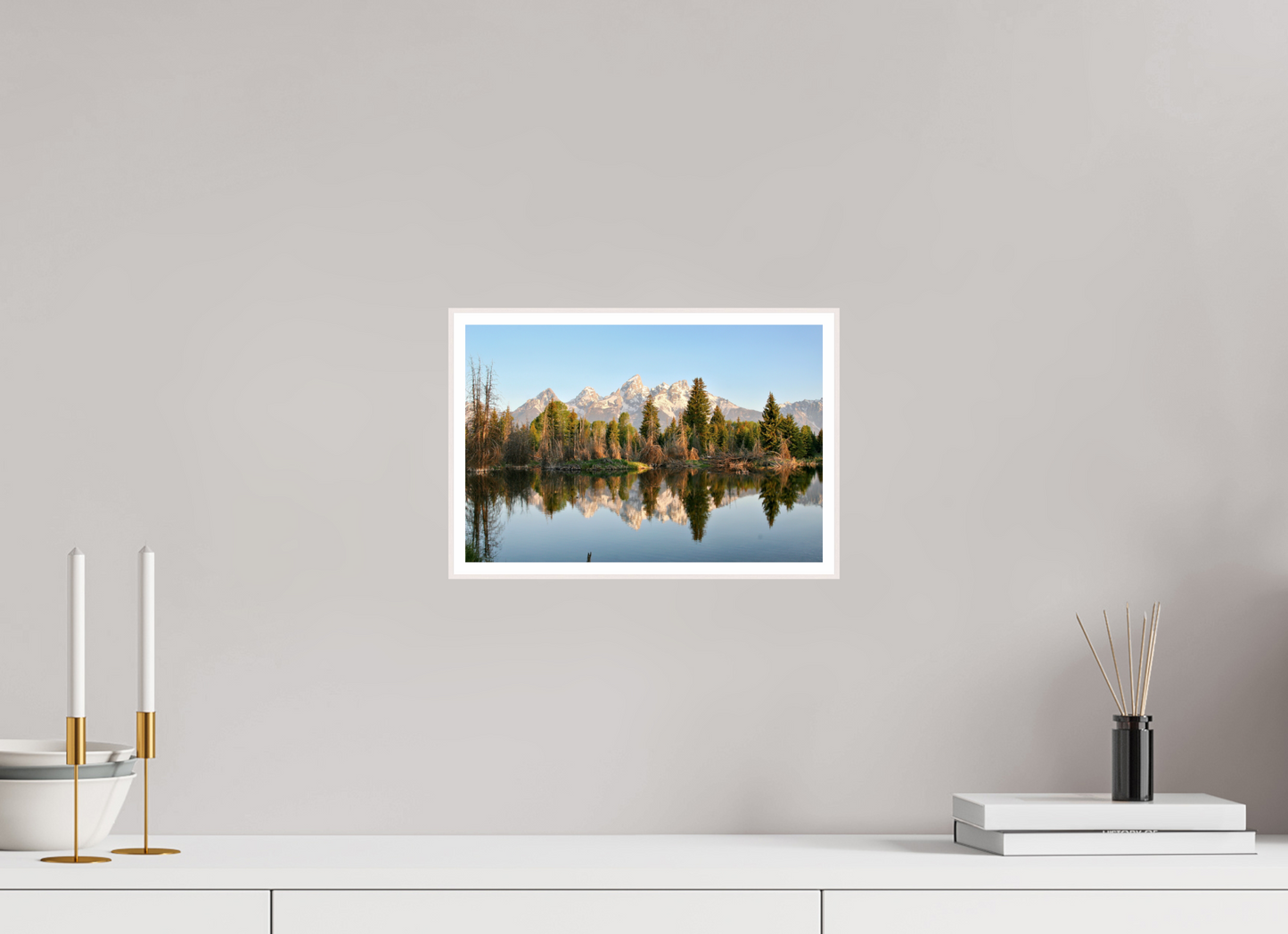 Where the Tetons Wait Nature Photography Print