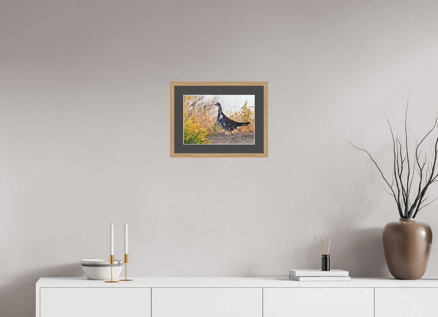 Grounded Grace – Fine Art Print of a Wild Grouse