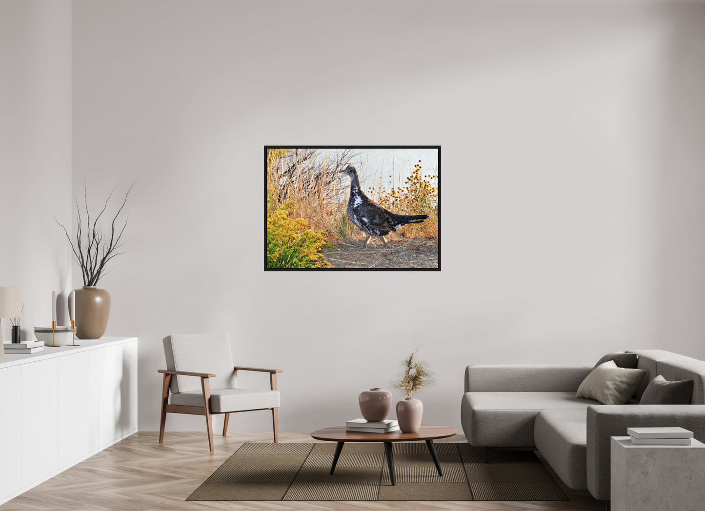 Grounded Grace – Fine Art Print of a Wild Grouse