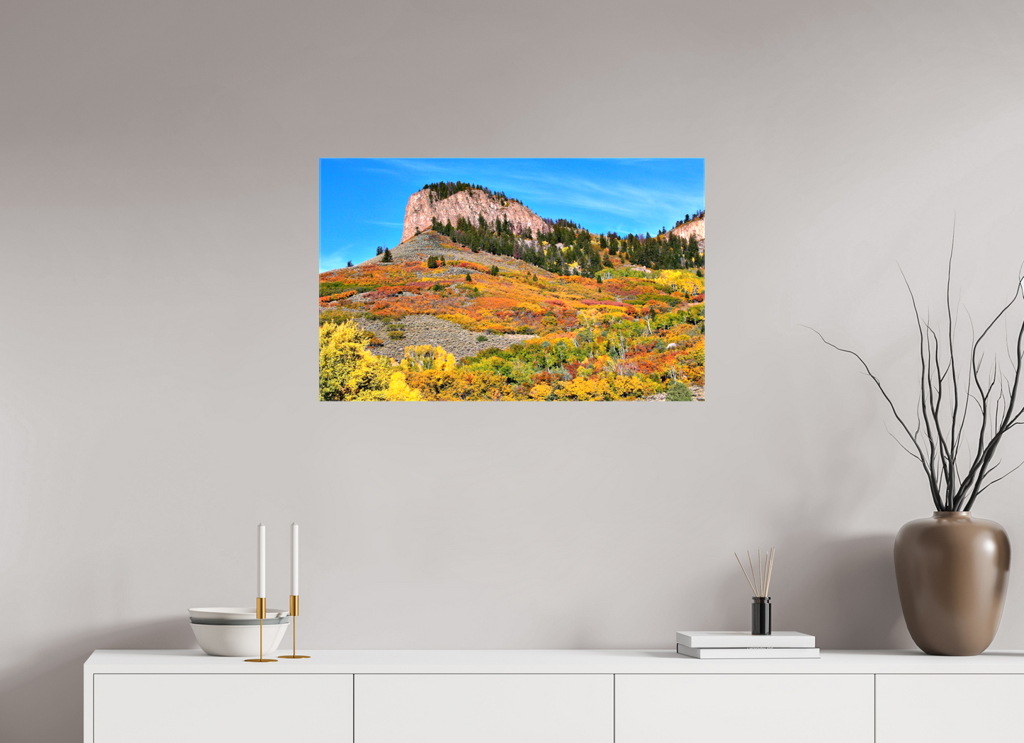 Blue Mesa Point – Autumn’s Boldest Brushstroke Nature Photography Print
