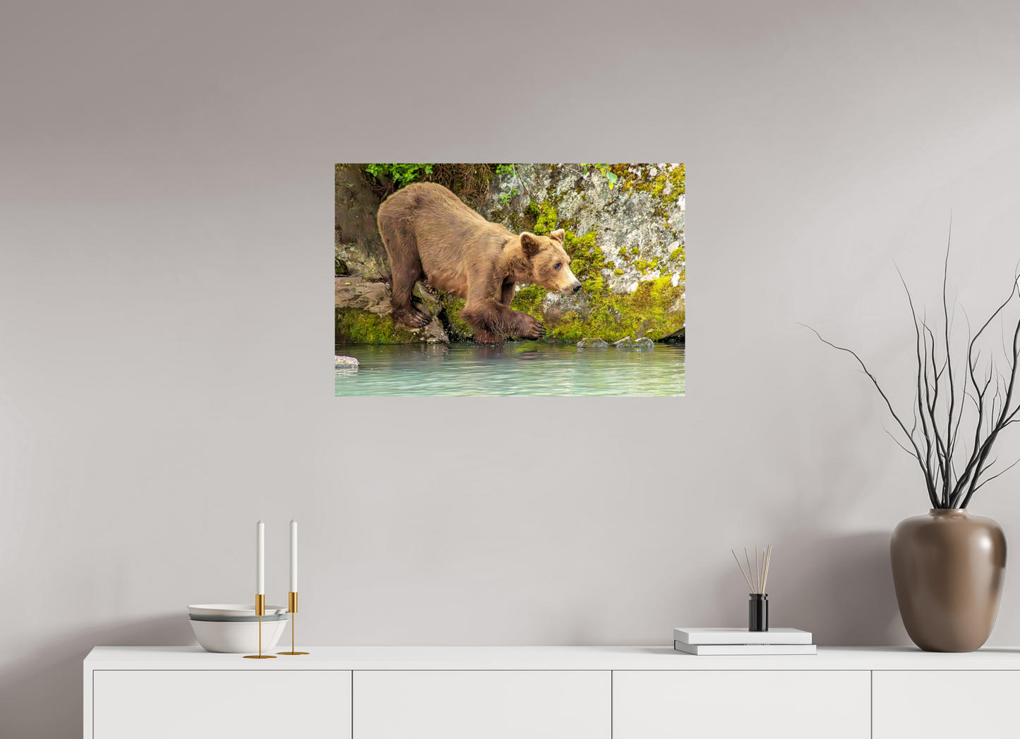 Testing the Waters Nature Photography Print