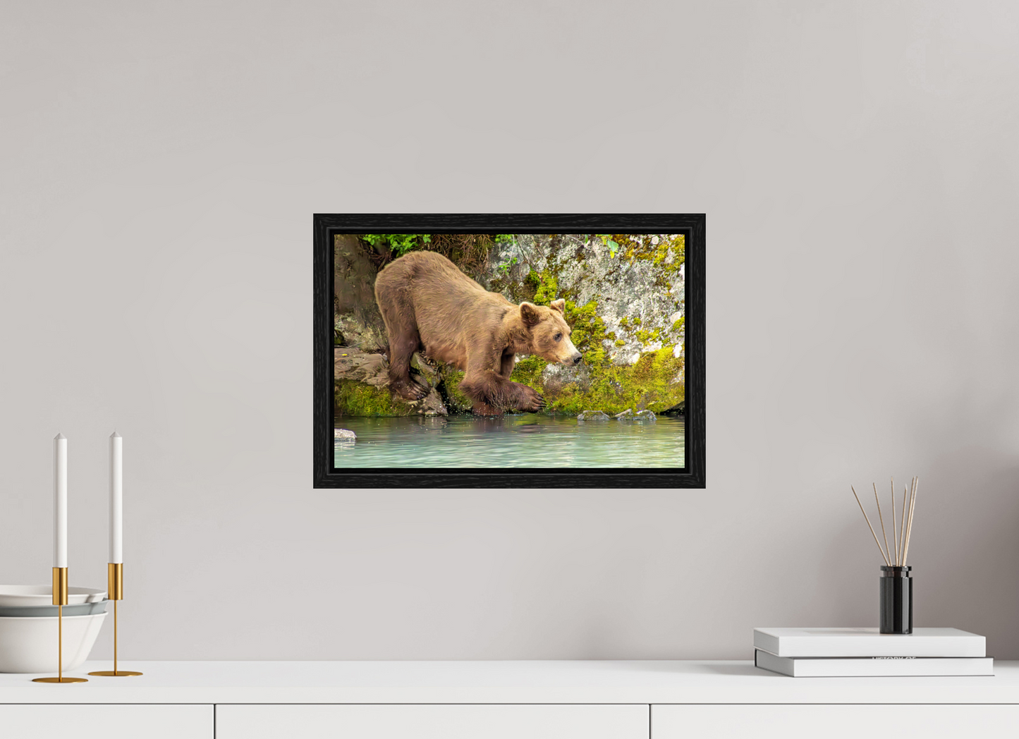 Testing the Waters Nature Photography Print