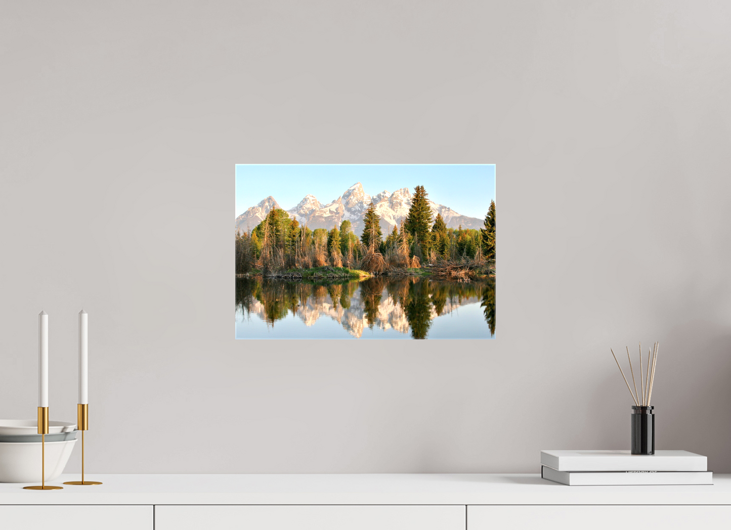 Where the Tetons Wait Nature Photography Print