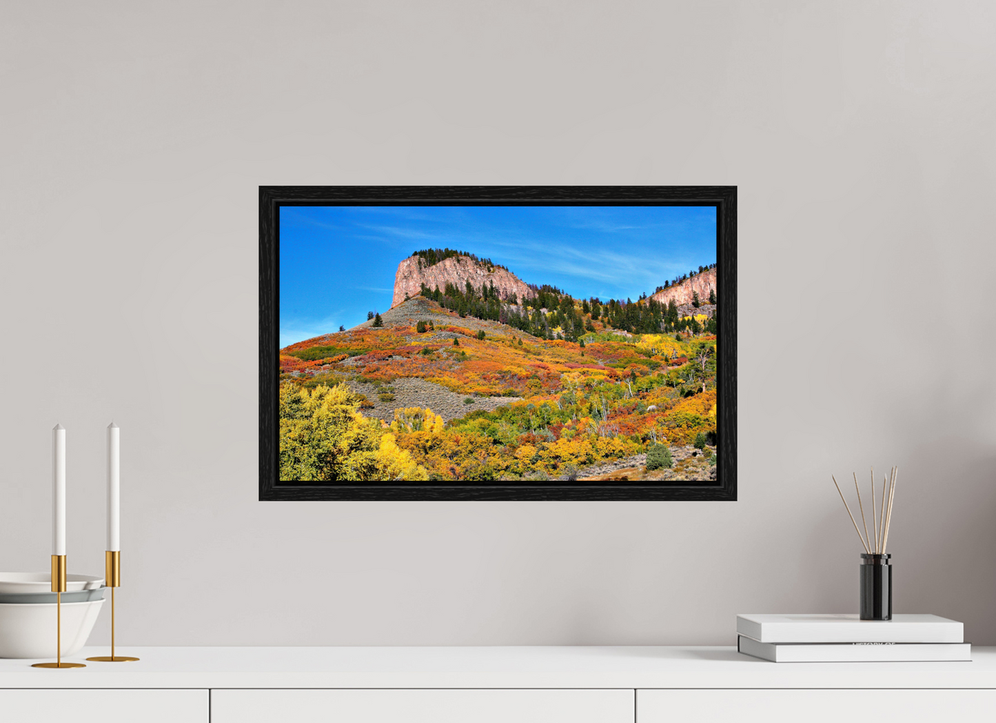 Blue Mesa Point – Autumn’s Boldest Brushstroke Nature Photography Print