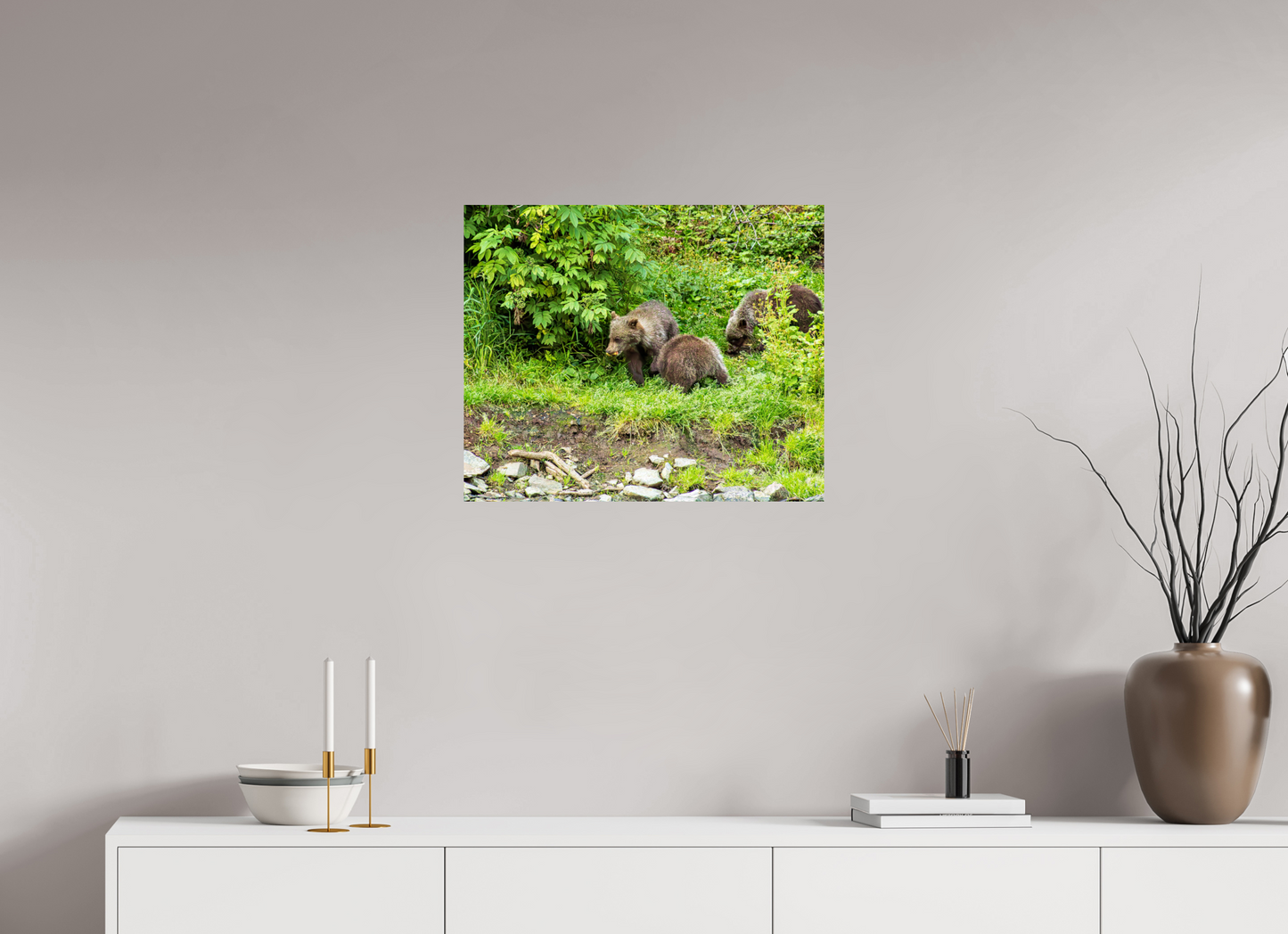Brown Bear Triplets