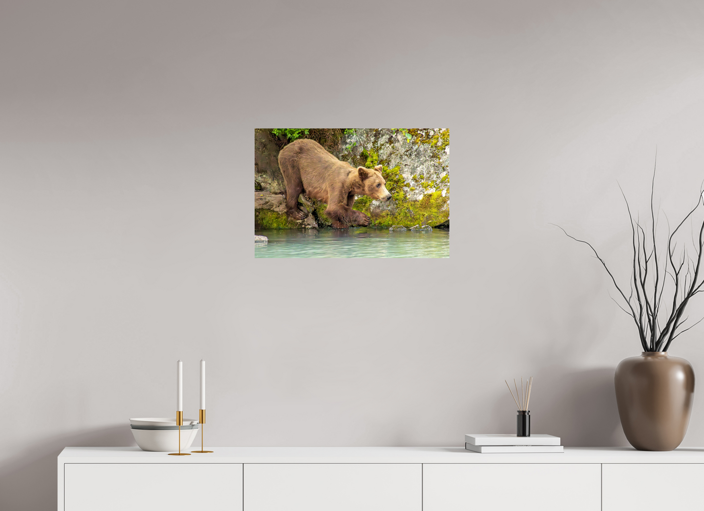 Testing the Waters Nature Photography Print