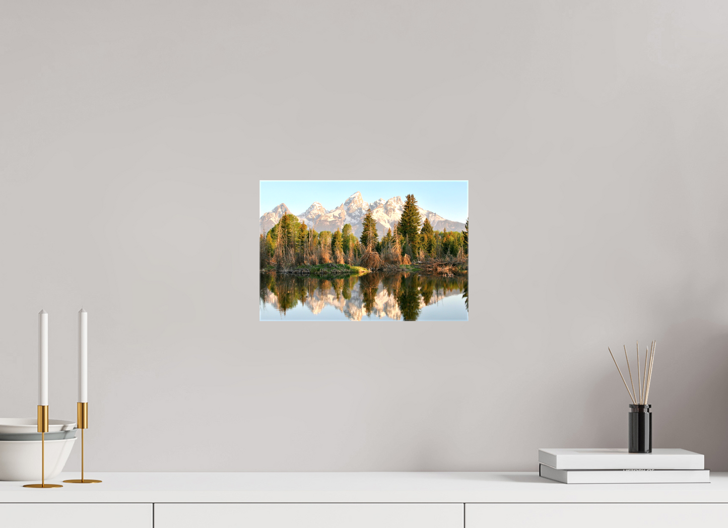 Where the Tetons Wait Nature Photography Print