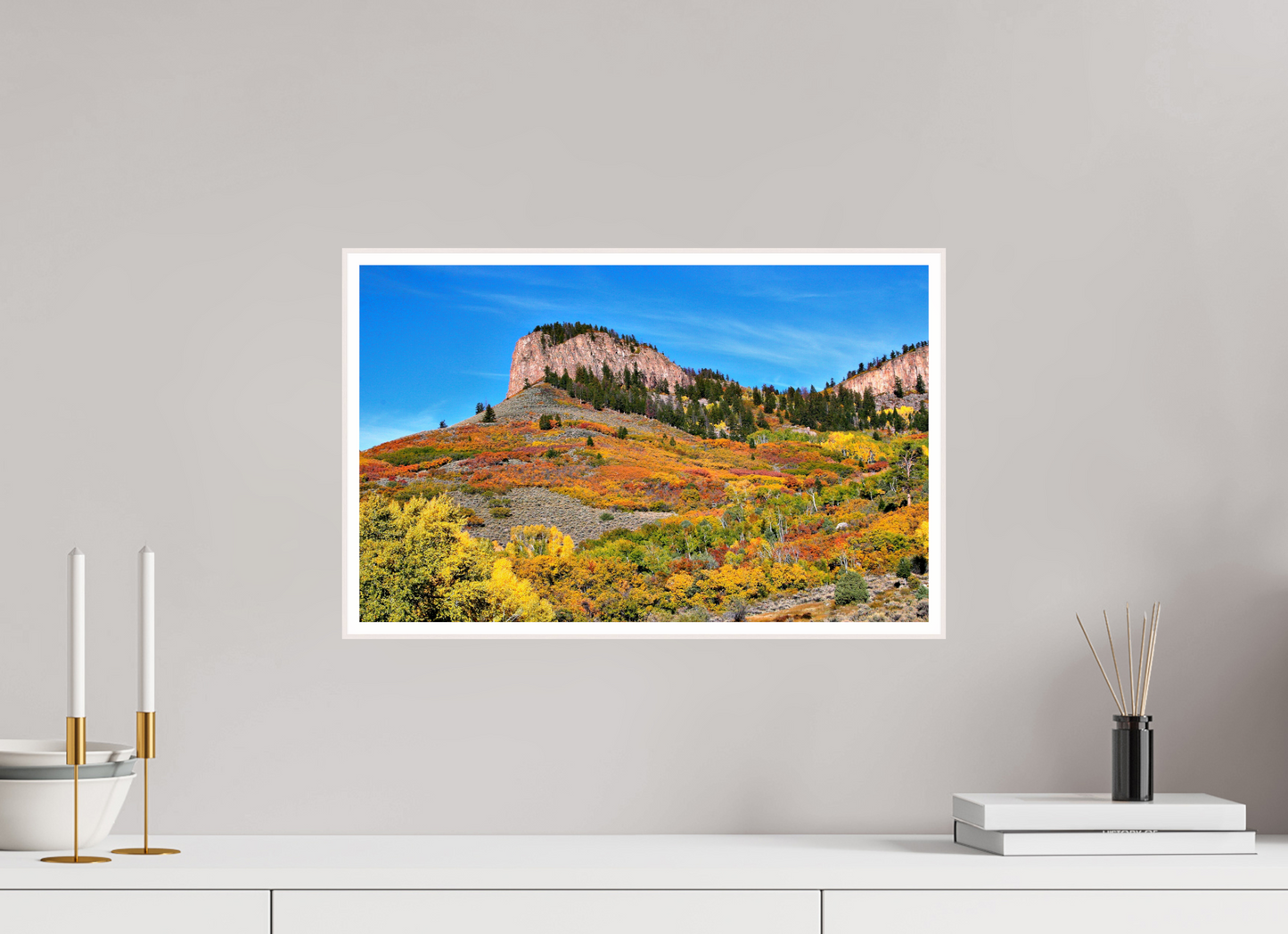 Blue Mesa Point – Autumn’s Boldest Brushstroke Nature Photography Print