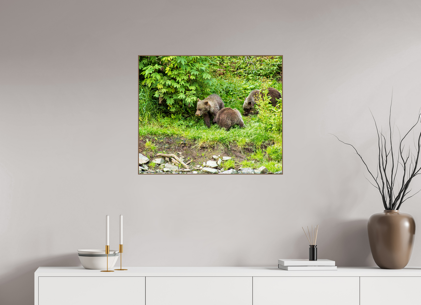 Brown Bear Triplets