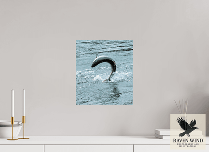 12 x 13.7″, ChromaLuxe HD Metal Print - ready to hang Hooked on the Wild Nature Photography Print