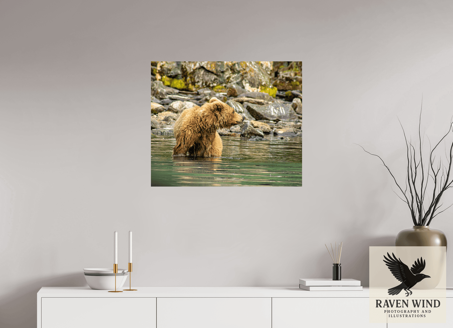 28.9 x 24″, Fine Art Print on Pearl Texture - unframed (email for frame options) Watchful Momma Nature Photography Print