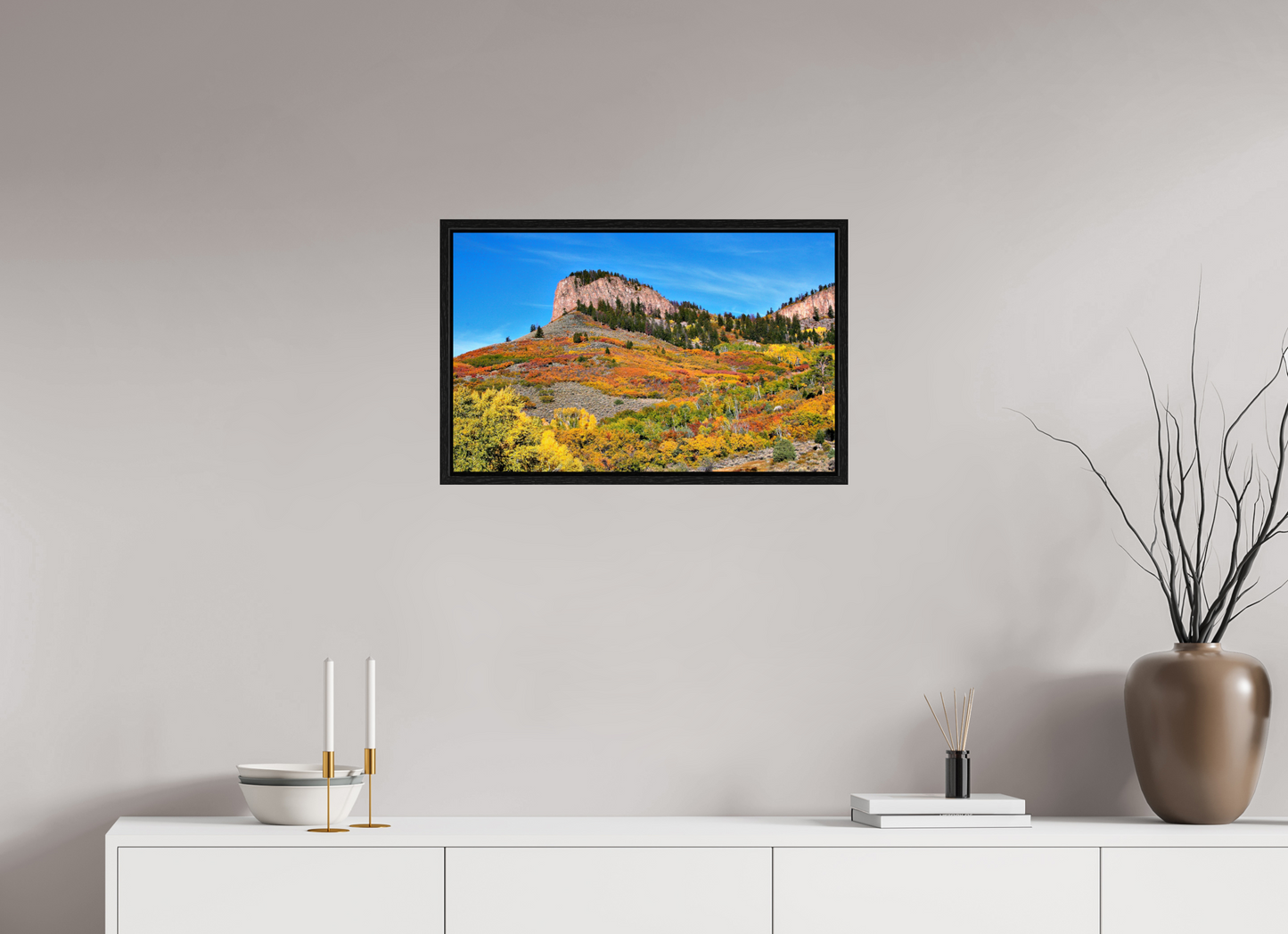Blue Mesa Point – Autumn’s Boldest Brushstroke Nature Photography Print