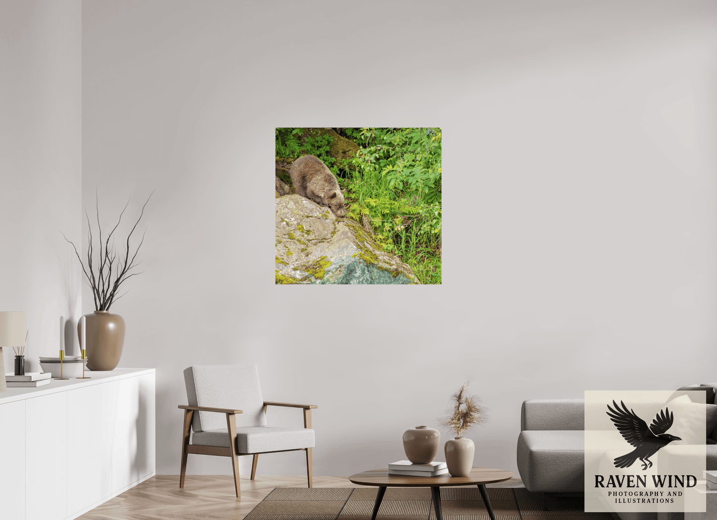 38.1 x 36″, Fine Art Print on Photo Rag Baryta - unframed (email for frame options) Learning the Ropes Nature Photography Print