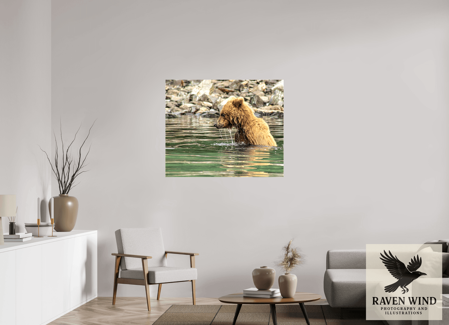 42.5 x 35″, Print on Canvas - ready to hang or set on a self Eye on the Prize Nature Photography Print