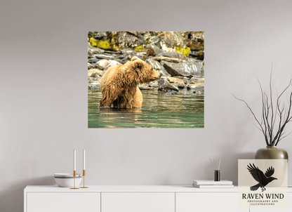 33.7 x 28″, Print on Canvas - ready to hang or set on a shelf Watchful Momma Nature Photography Print