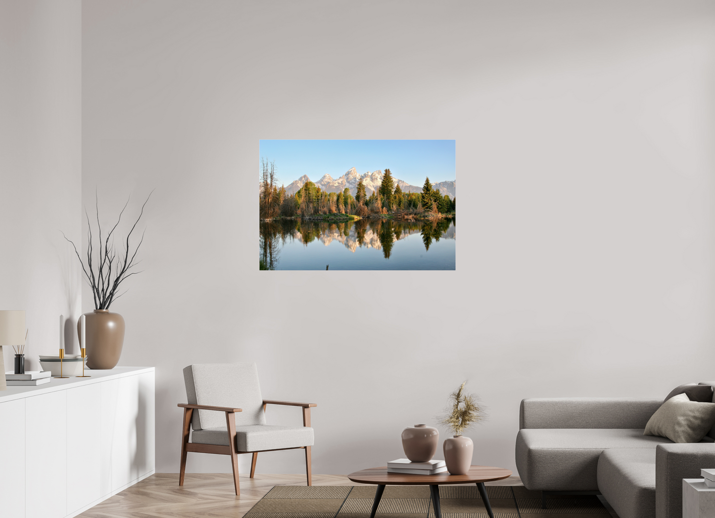 Where the Tetons Wait Nature Photography Print