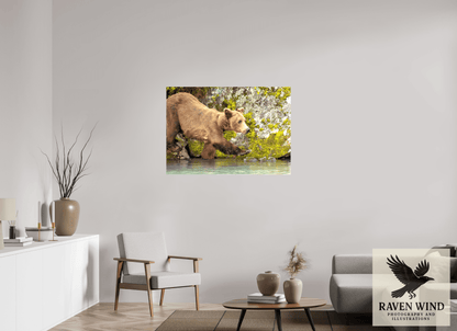 44 x 31″, Print on Canvas - ready to hang or set on a shelf Momma on a Mission Nature Photography Print