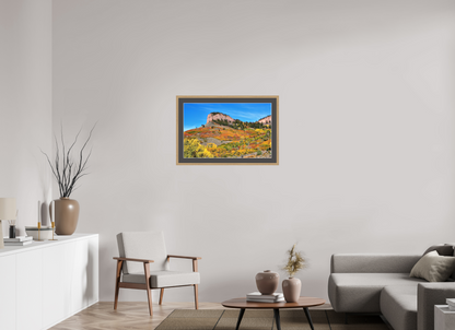 Blue Mesa Point – Autumn’s Boldest Brushstroke Nature Photography Print