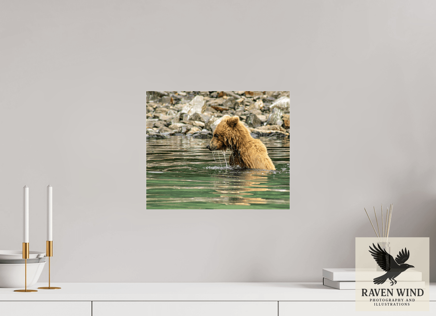 14.6 x 12″, Photo Print Under Acrylic Glass - ready to hang Eye on the Prize Nature Photography Print
