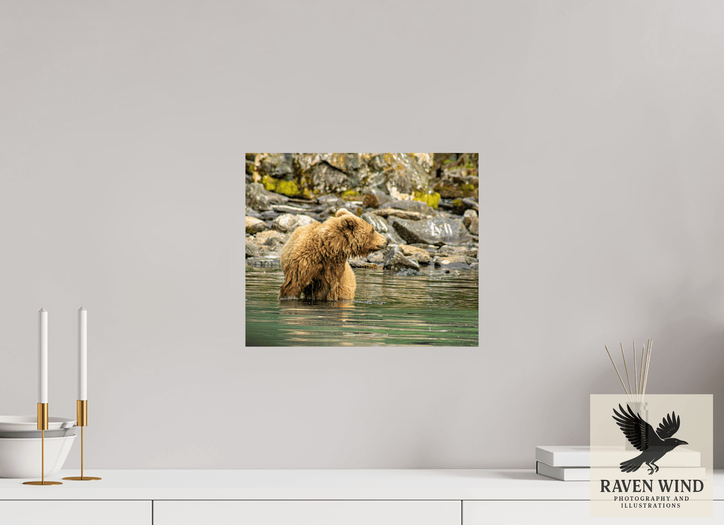 14.4 x 12″, Fine Art Print on Photo Rag Baryta - unframed (email for framing options) Watchful Momma Nature Photography Print