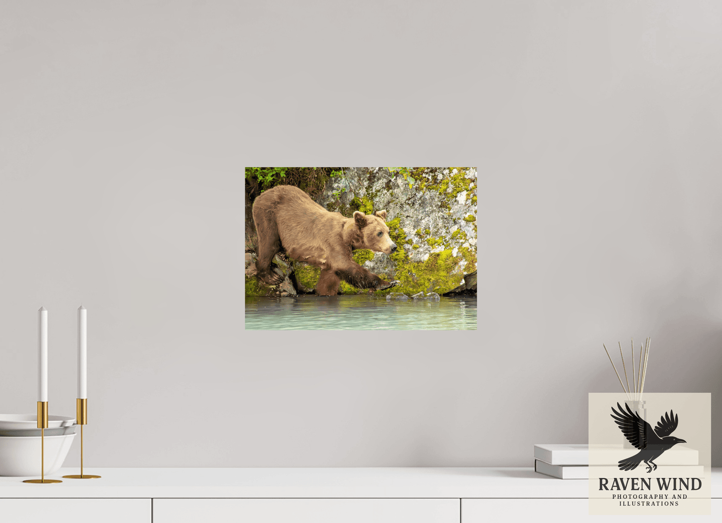 14.2 x 10″, Fine Art Print on Pearl Texture - unframed (email for frame options) Momma on a Mission Nature Photography Print