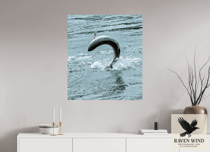 31 x 35.4″, ChromaLuxe HD Metal Print - ready to hang Hooked on the Wild Nature Photography Print
