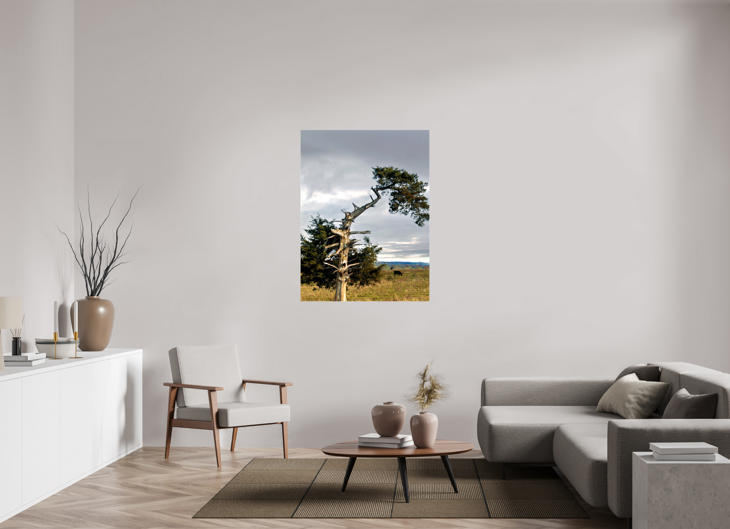 36 x 48″, Print on Canvas - ready to hang or set on a shelf The Cedar That Weathered It All Nature Photography Print