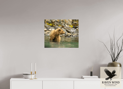 24.1 x 20″, ChromaLuxe HD Metal Print - ready to hang Watchful Momma Nature Photography Print