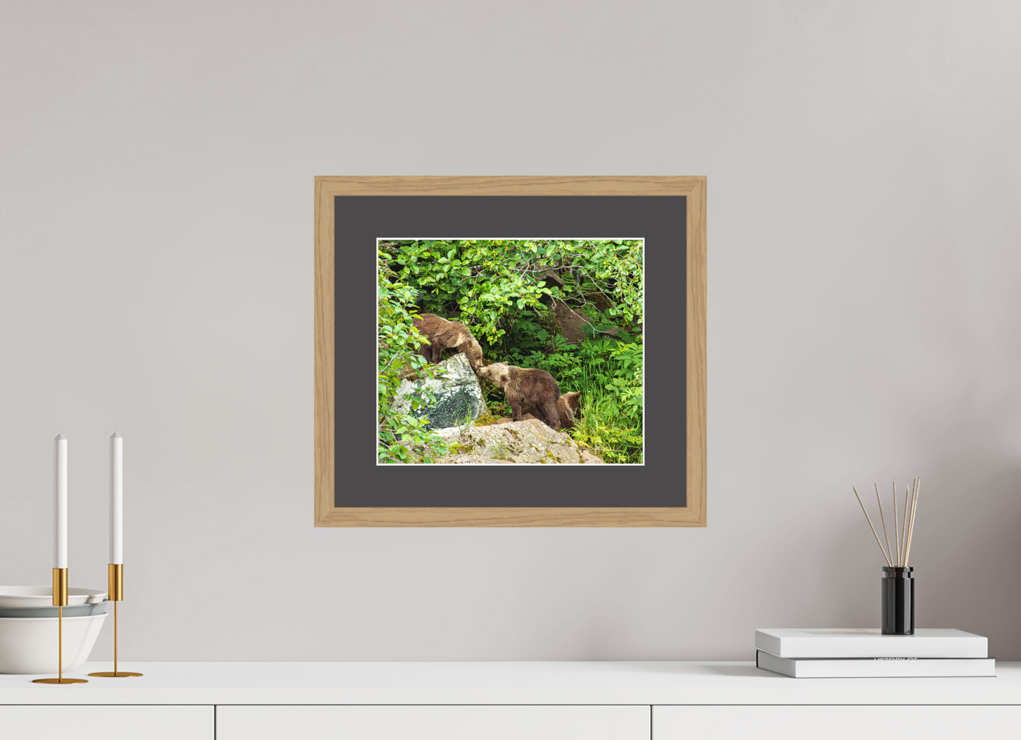 'Kissing" Bear Cubs