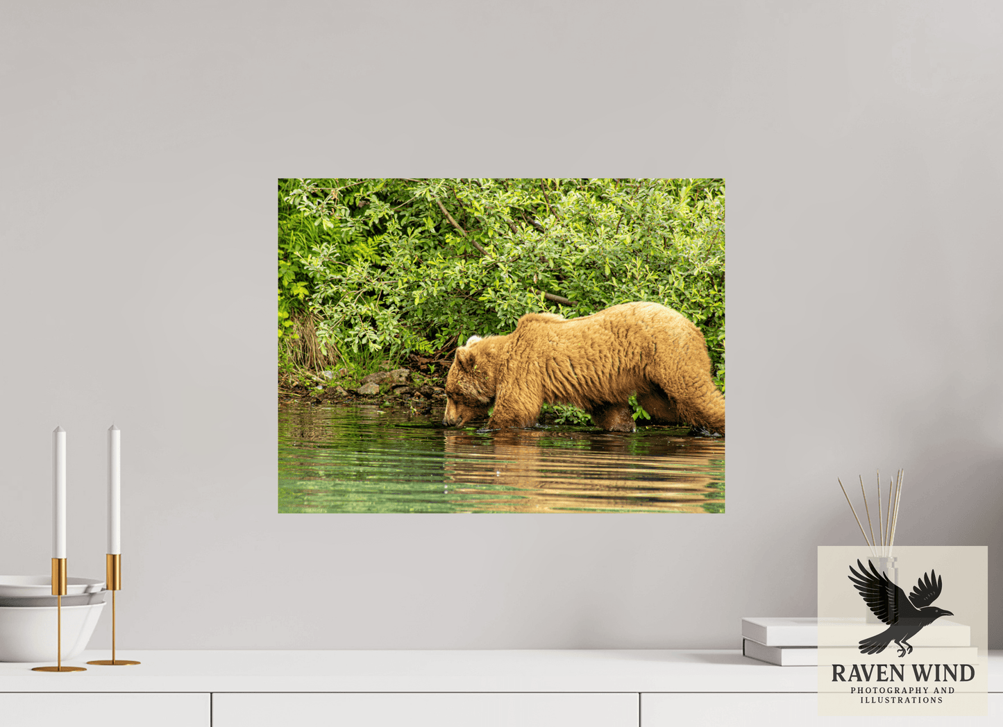 20 x 15″, Fine Art Print on Photo Rag Baryta - unframed (email for frame options) Fishing Takes Patience Nature Photography Print