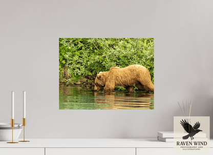 20 x 15″, Fine Art Print on Photo Rag Baryta - unframed (email for frame options) Fishing Takes Patience Nature Photography Print