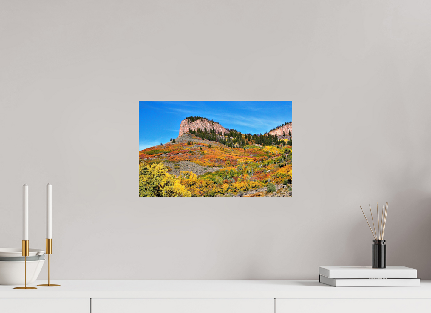 Blue Mesa Point – Autumn’s Boldest Brushstroke Nature Photography Print