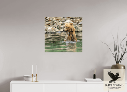 25.7 x 24″, Photo Print Under Acrylic Glass - ready to hang Missed the Catch - but not the moment! Nature Photography Print