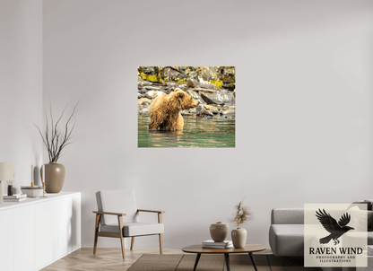 42.2 x 35″, Print on Canvas - ready to hang or set on a shelf Watchful Momma Nature Photography Print