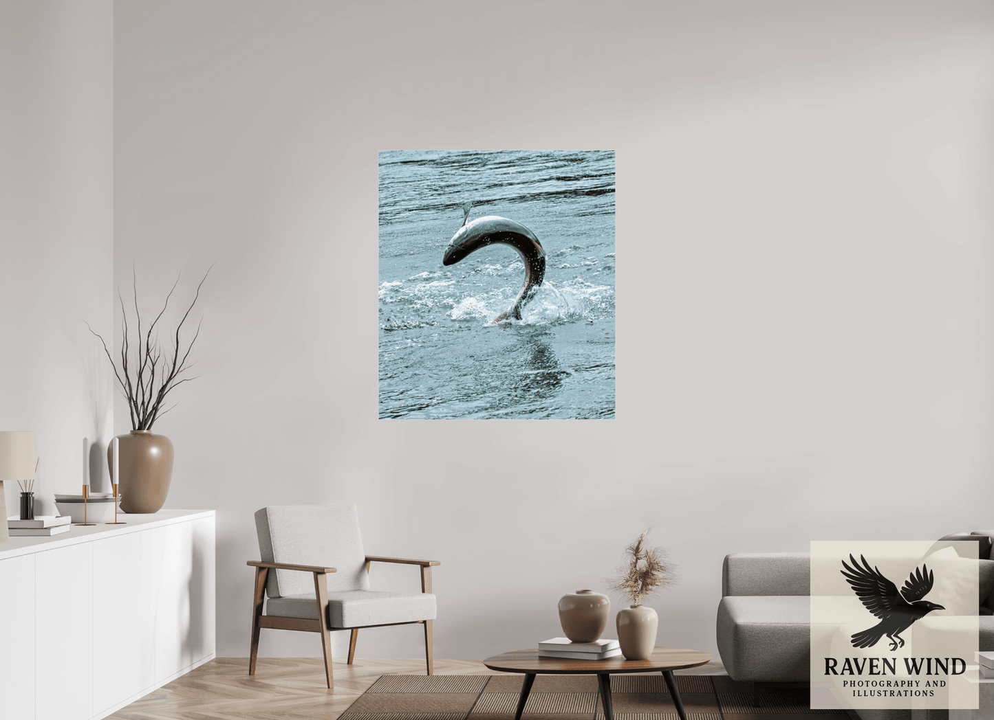 39 x 44.5″, Photo Print Under Acrylic Glass - ready to hang Hooked on the Wild Nature Photography Print