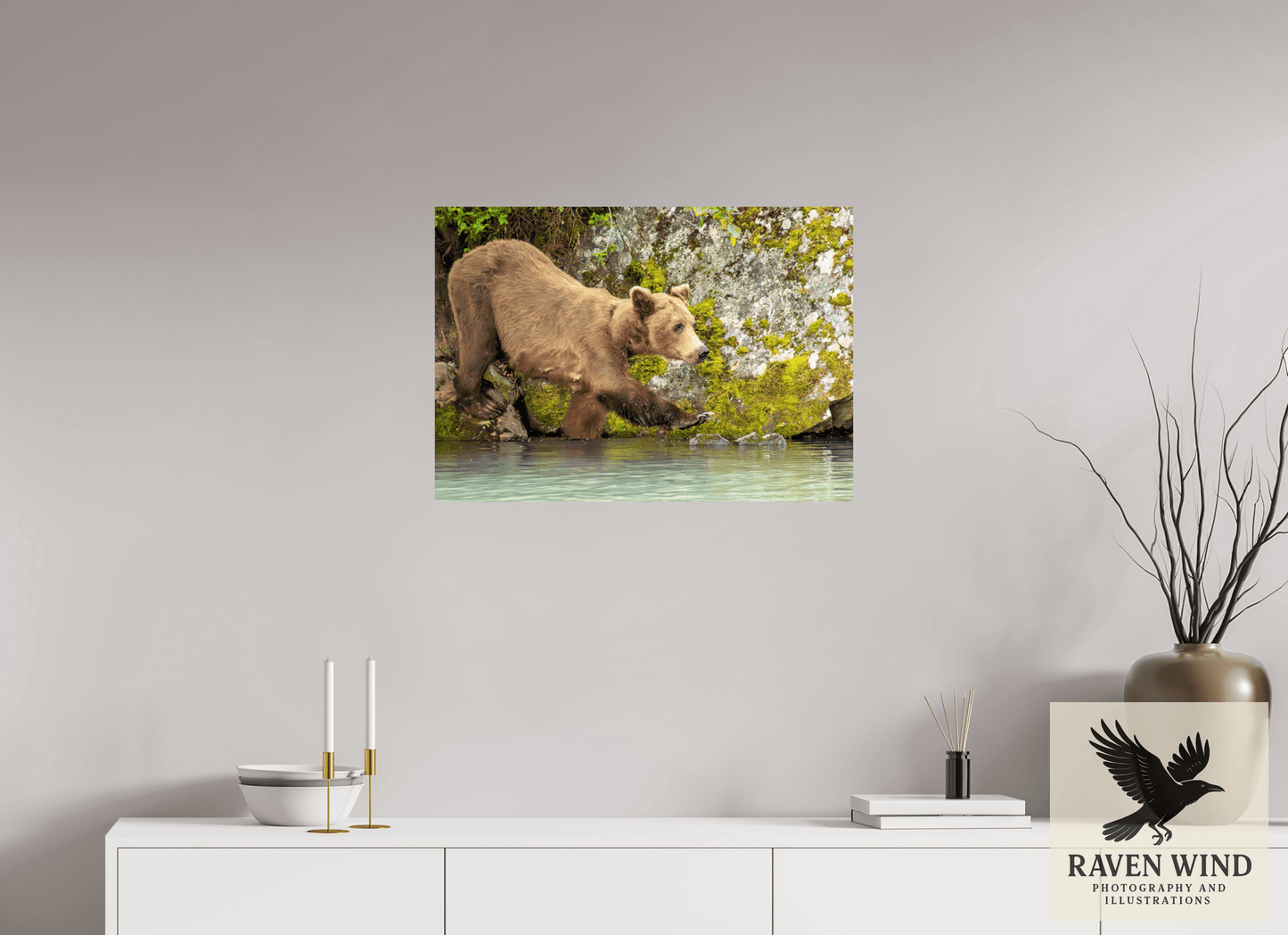 28.4 x 20″, Photo Print On Fuji Crystal DP II - unframed Momma on a Mission Nature Photography Print