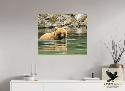 33.8 x 28″, Photo Print Under Acrylic Glass - ready to hang Fishing the Deep End Nature Photography Print