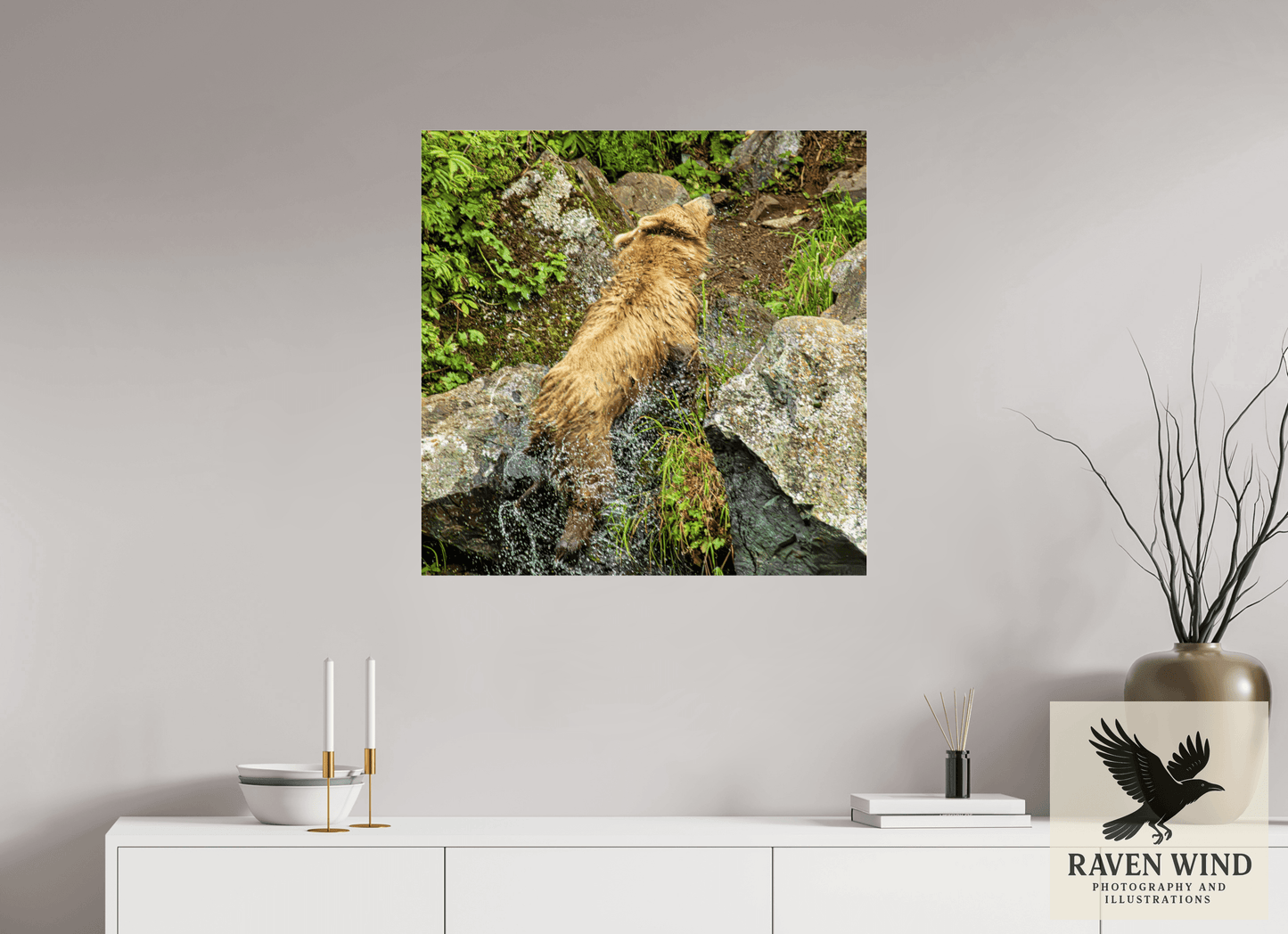 30 x 30″, Photo Print Under Acrylic Glass - ready to hang The Shake Nature Photography Print