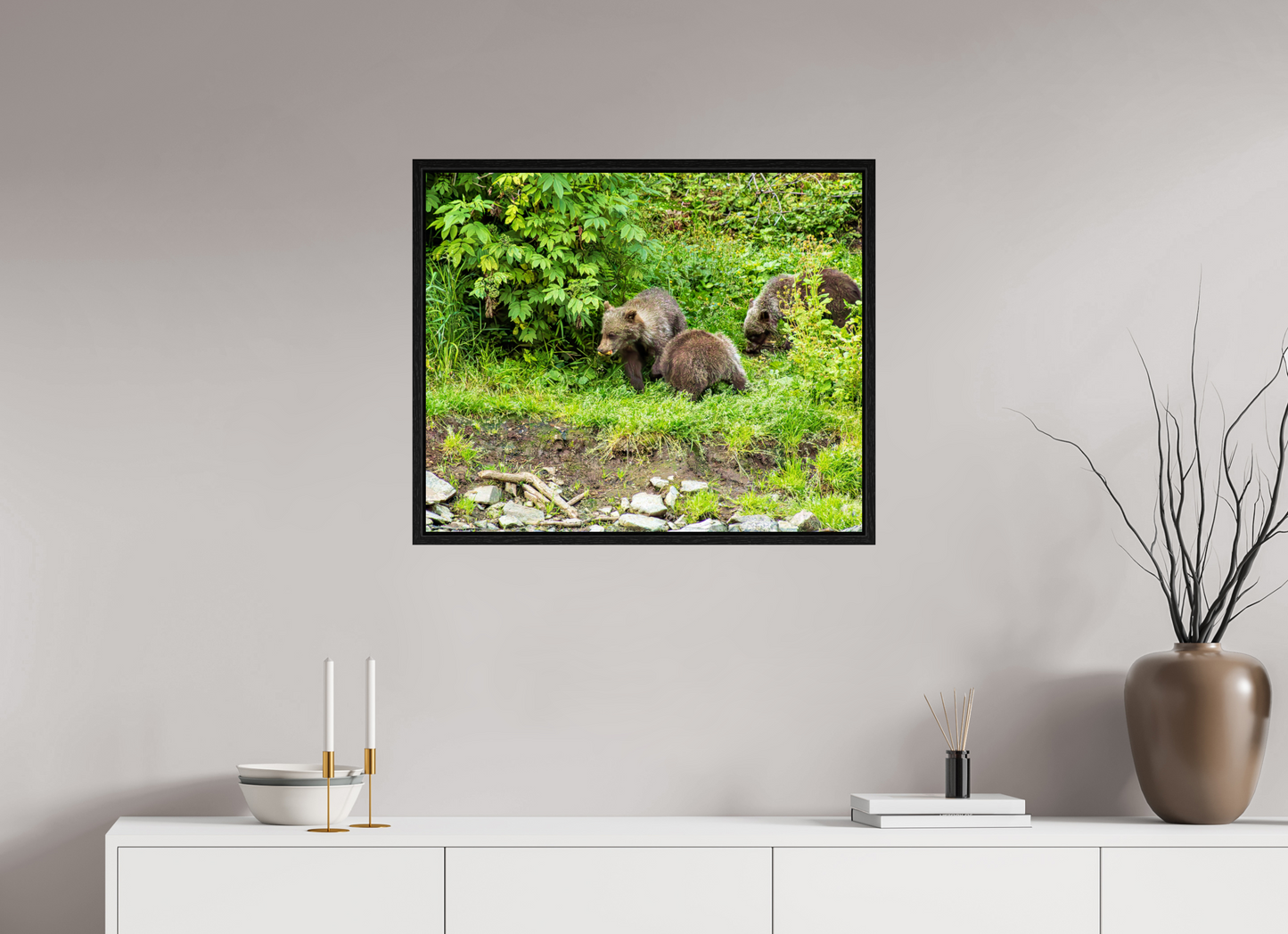 Brown Bear Triplets