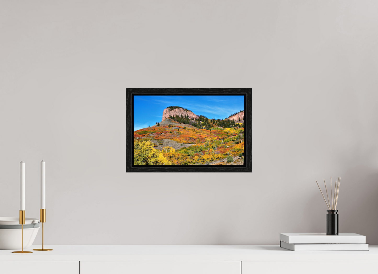 Blue Mesa Point – Autumn’s Boldest Brushstroke Nature Photography Print