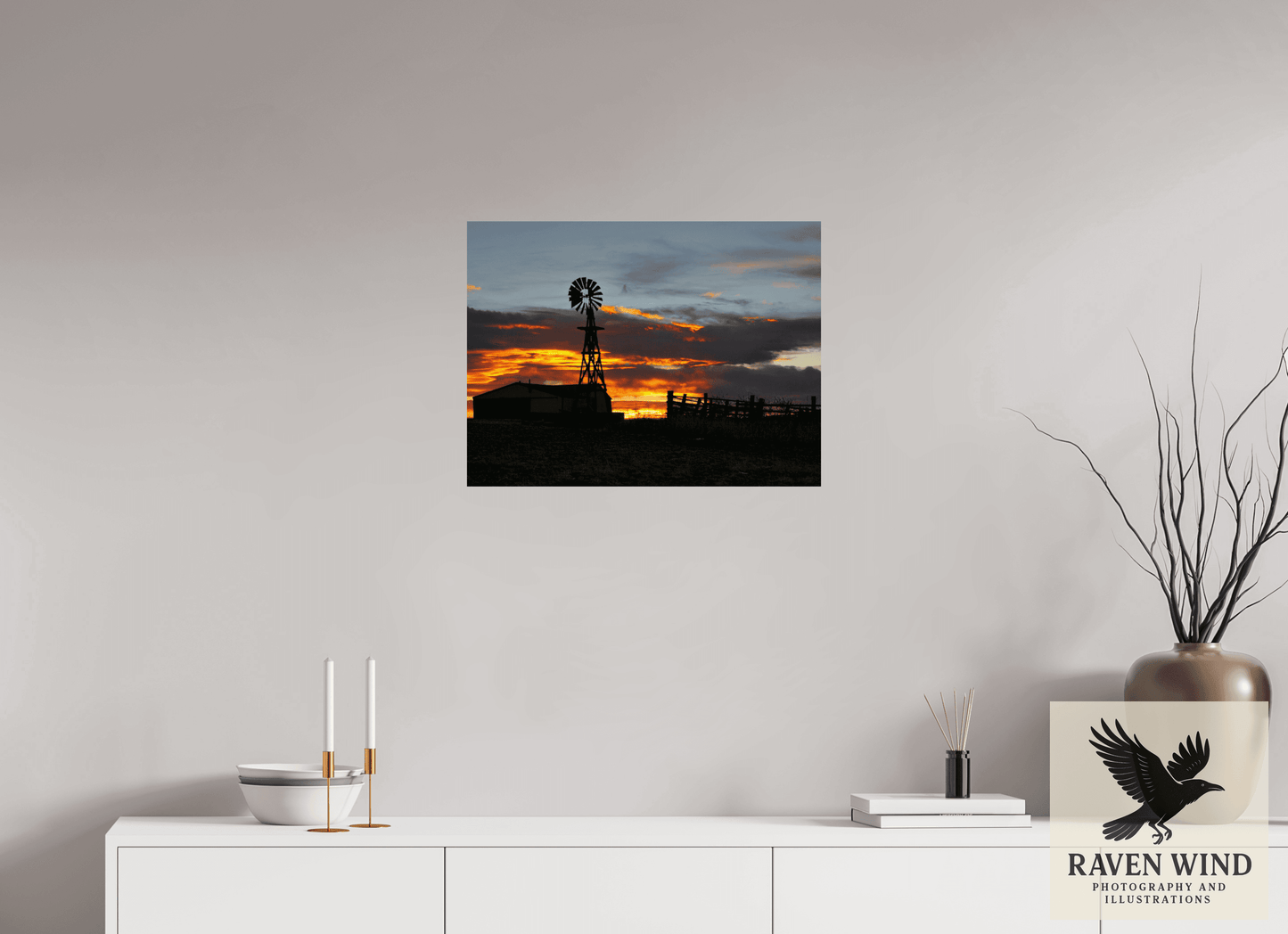 24 x 18″, Fine Art Print on Photo Rag Baryta - unframed (email for frame options) Sunset Sentinel Nature Photography Print