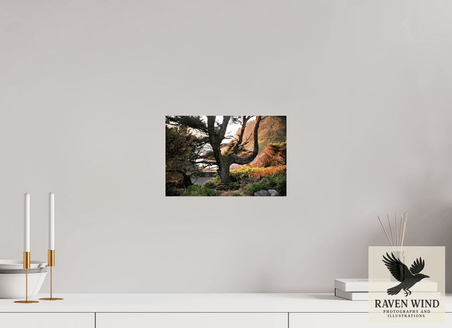 12 x 8″, Fine Art Print on Photo Rag Baryta - unframed (email for frame options) Sunset Glow Fine Art Nature Photography Print
