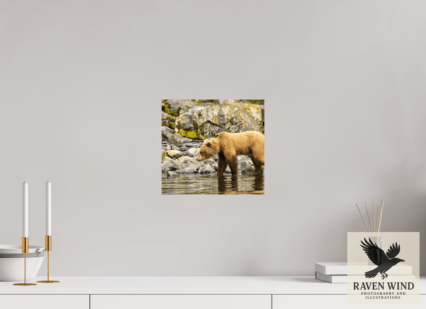 10.8 x 10″, Fine Art Print on Photo Rag Baryta - unframed (email for frame options) Looking for Dinner Nature Photography Print