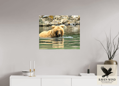 29 x 24″, Print on Canvas - ready to hang or set on a shelf Fishing the Deep End Nature Photography Print