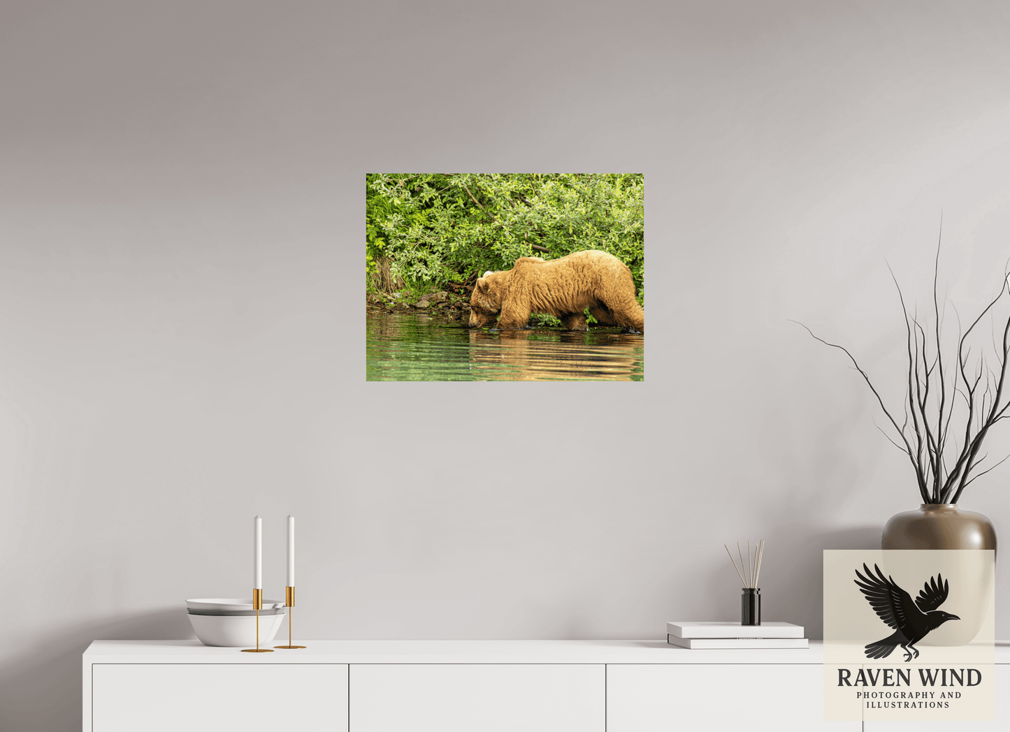 24 x 18″, Photo Print On Fuji Crystal DP II - unframed Fishing Takes Patience Nature Photography Print