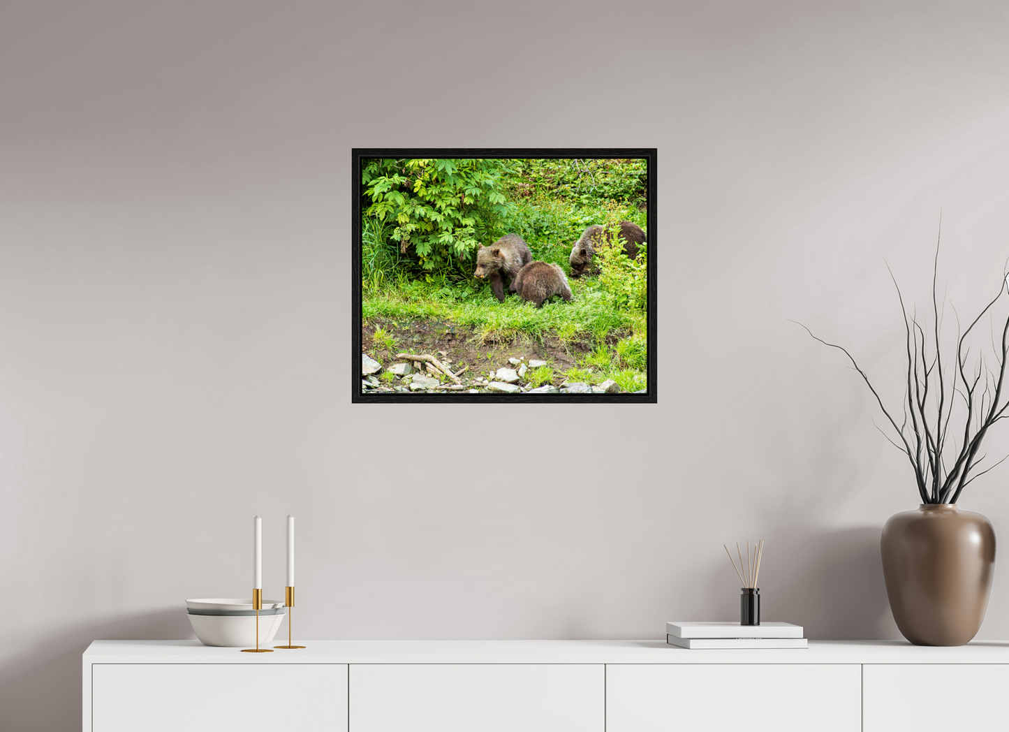 Brown Bear Triplets